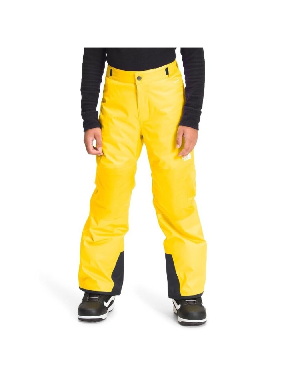 The North Face Teen Boys Yellow Freedom Waterproof Insulated Pants Sz XL (18/20)